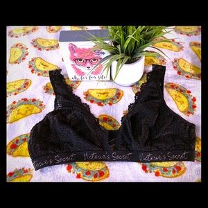 Victoria Secret Sexy Black Lacy Bralette Bra